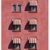 Red Wall Canvastavla (30x40 cm)