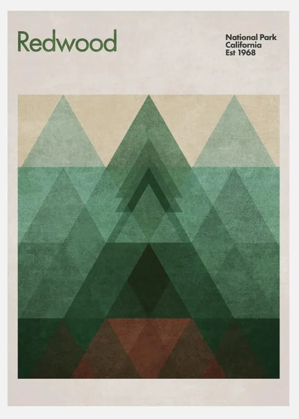 Redwood Canvastavla (30x40 cm)