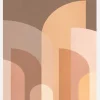 Retro Geometric II Canvastavla (30x40 cm)