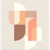 Retro Geometric III Canvastavla (30x40 cm)