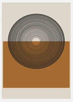 Retro Landscape Canvastavla (30x40 cm)