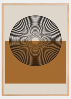 Retro Landscape Poster (21x29.7 cm (A4))