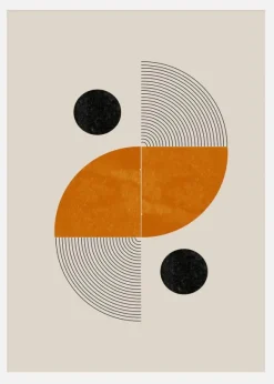 Retro Shape Canvastavla (30x40 cm)