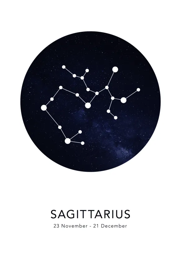 Sagittarius Poster (21x29.7 cm (A4))