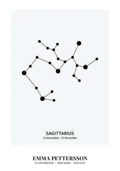 Sagittarius - Stjärntecken (21x29,7 cm (A4))