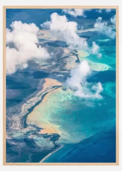Sand Beach meets ocean Poster (21x29.7 cm (A4))