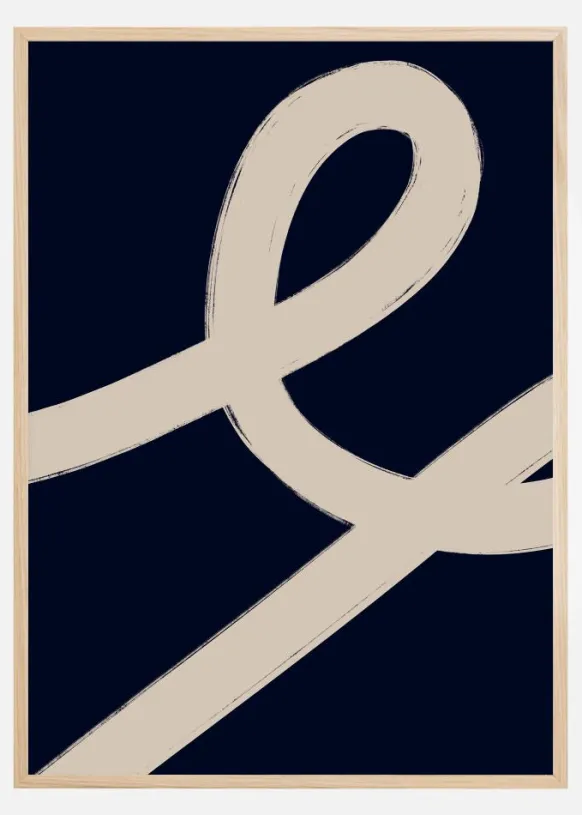 Scandi Abstract 5 Poster (21x29.7 cm (A4))
