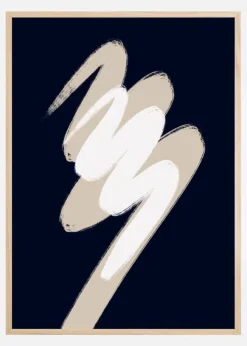 Scandi Abstract 4 Poster (21x29.7 cm (A4))