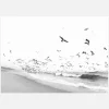 Seascape Bw Canvastavla (30x40 cm)