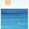 Sea Swim Canvastavla (30x40 cm)