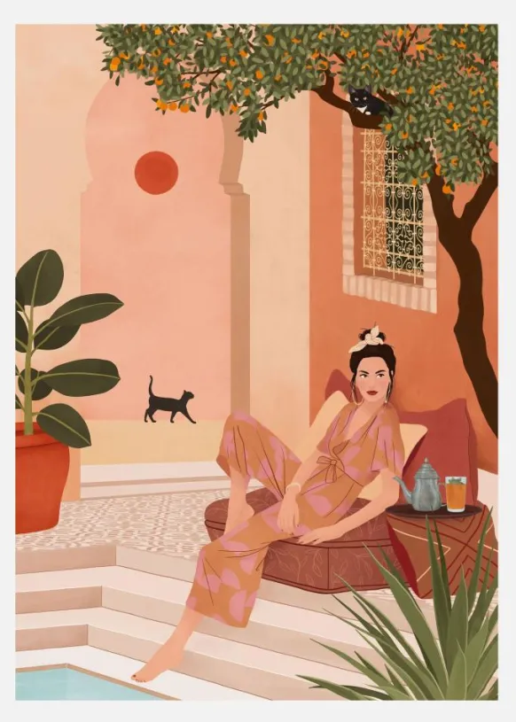 Secret Garden Canvastavla (30x40 cm)