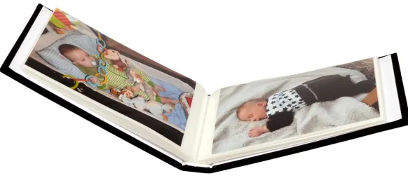 Sense Mini Album Svart - 40 Bilder i 11x15 cm