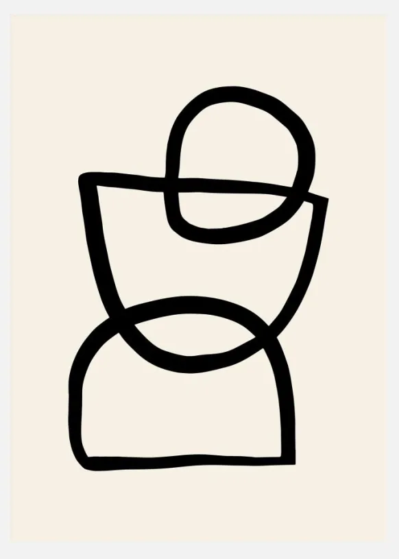 Shape 02 Canvastavla (30x40 cm)