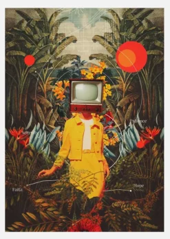 She Came From The Wilderness Canvastavla (30x40 cm)