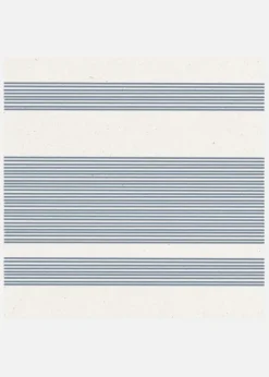 Simple Blue Lines Pattern Canvastavla (30x30 cm)
