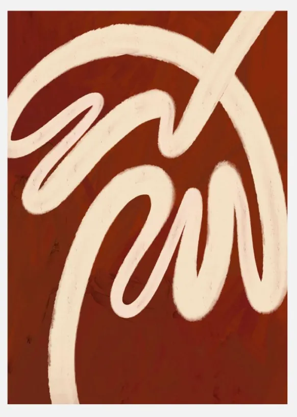 Simple Palm Tree Canvastavla (30x40 cm)