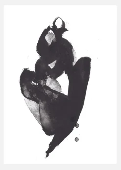 Sitting Woman L Canvastavla (30x40 cm)