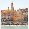 Skyline Of Menton Canvastavla (30x40 cm)