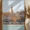 Skyline of Menton Poster (21x29.7 cm (A4))