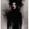 Smokey Face Canvastavla (30x40 cm)