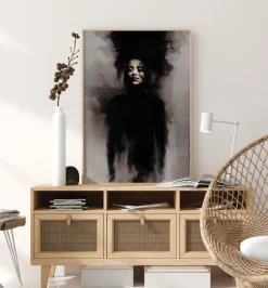 Smokey Face Poster (21x29.7 cm (A4))