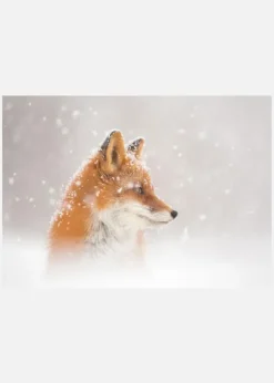 Snow Is Fallingab Canvastavla (30x40 cm)