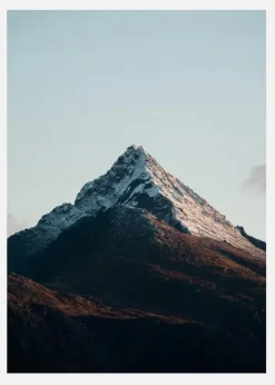 Snowy Mountain Canvastavla (30x40 cm)