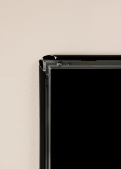 Snäppram Aluminium Svart 42x59,4 cm (A2)