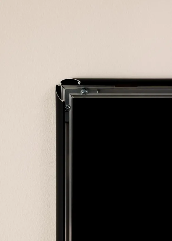 Snäppram Aluminium Svart 42x59,4 cm (A2)