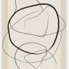 Soft Abstract Lines Art Canvastavla (30x40 cm)