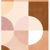 Soft Pink Circles Canvastavla (30x40 cm)