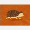 Sonny The Hedgehog Running In Cowboy Boots Canvastavla (30x40 cm)