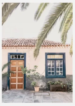 Spanish Casa Canvastavla (30x40 cm)