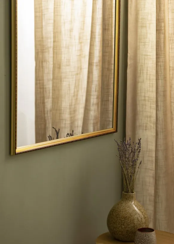 Spegel Abisko Guld 74x104 cm