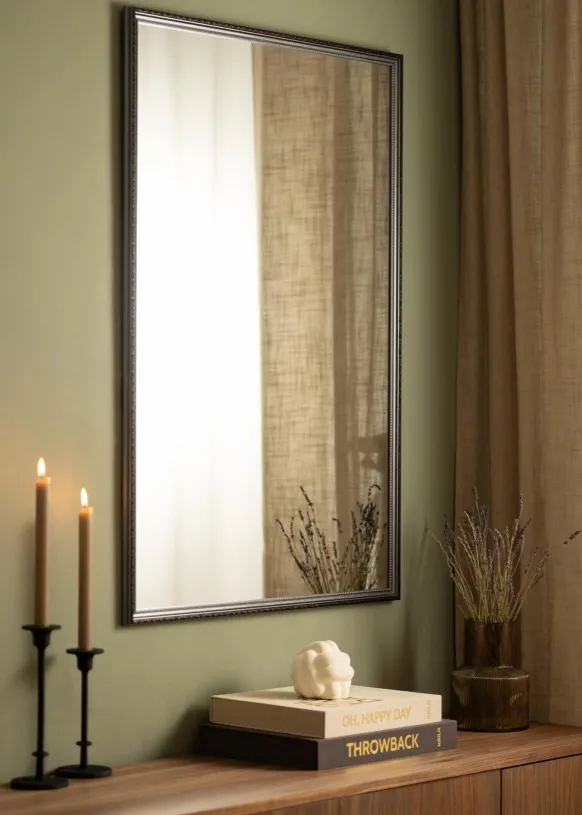 Spegel Abisko Silver 74x104 cm