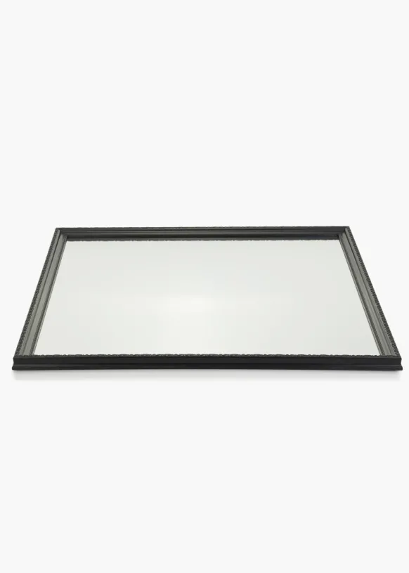 Spegel Abisko Svart 54x74 cm