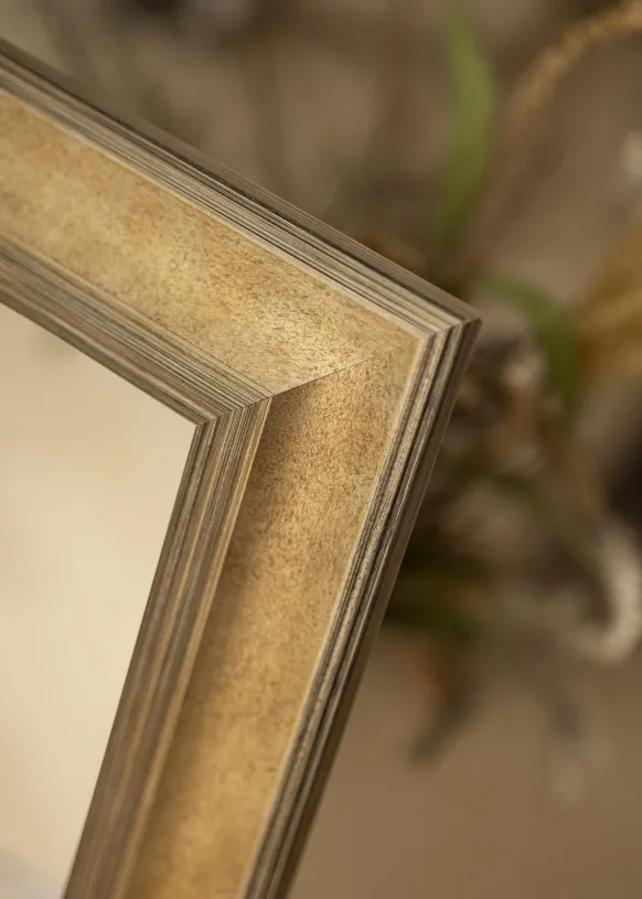 Spegel Belfast Mörk Silver - Egna Mått