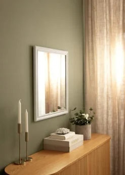 Spegel Canterbury Vit 64x64 cm