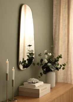 Spegel Cloudley Guld 40x75 cm