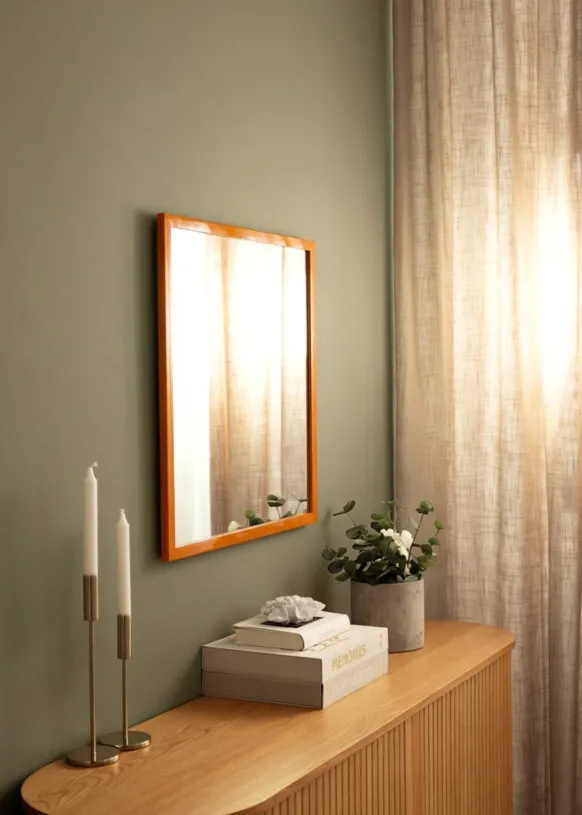 Spegel Dorset Orange 63x63 cm