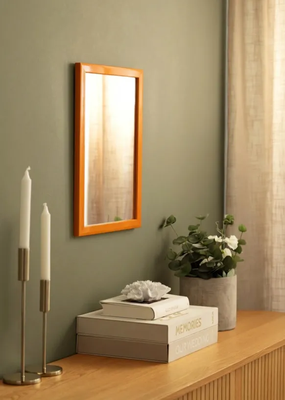 Spegel Dorset Orange 33x43 cm