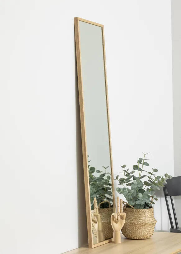 Spegel Ek 32x122 cm