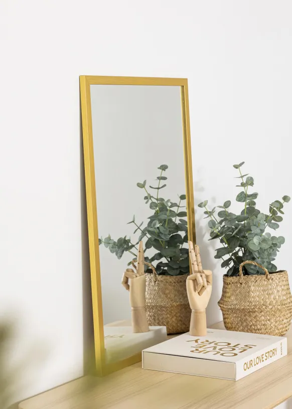 Spegel Gold Wood 53x73 cm