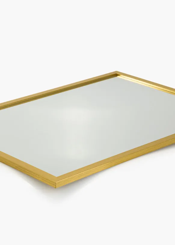 Spegel Gold Wood 53x73 cm