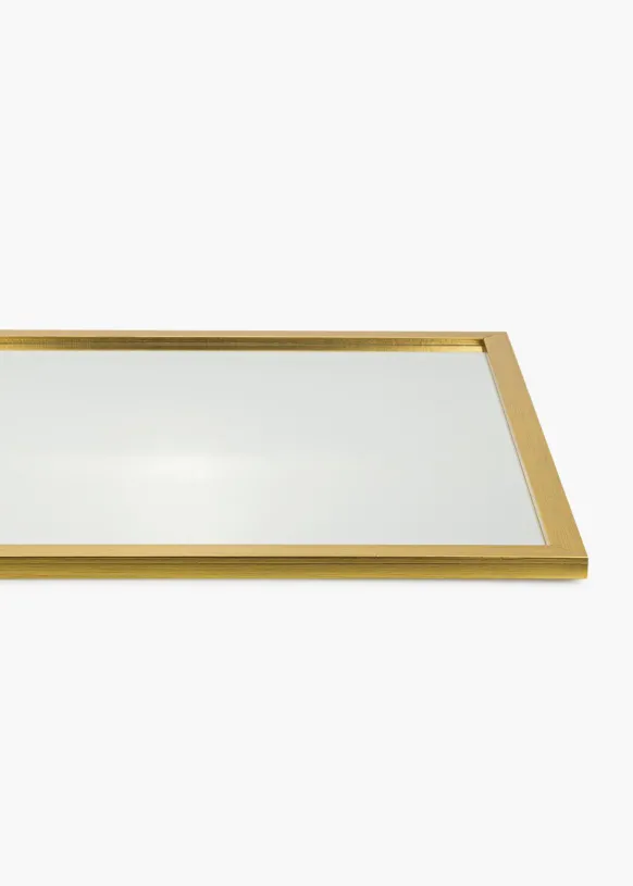 Spegel Gold Wood 53x73 cm