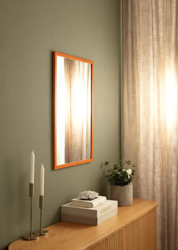 Spegel Kent Orange 52x72 cm