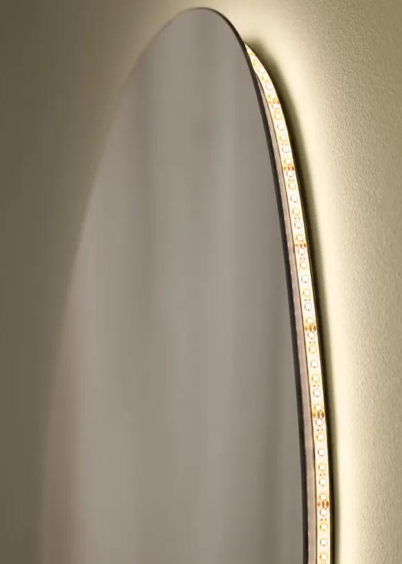 Spegel LED Soft Triangle 70x70 cm