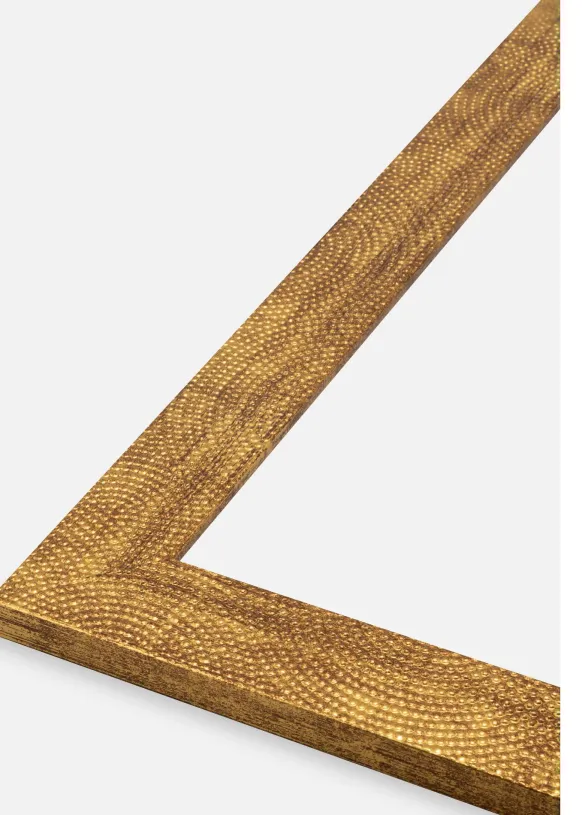 Spegel Linea Guld 68x68 cm