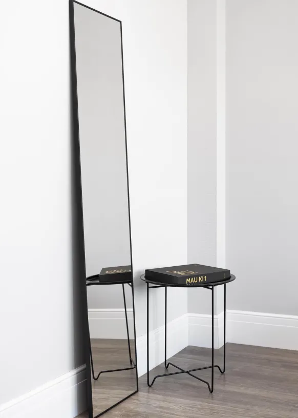 Spegel Narrow Svart 41x171 cm