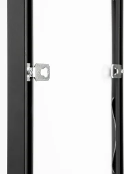 Spegel Nielsen Premium Alpha Blank Svart - Egna mått
